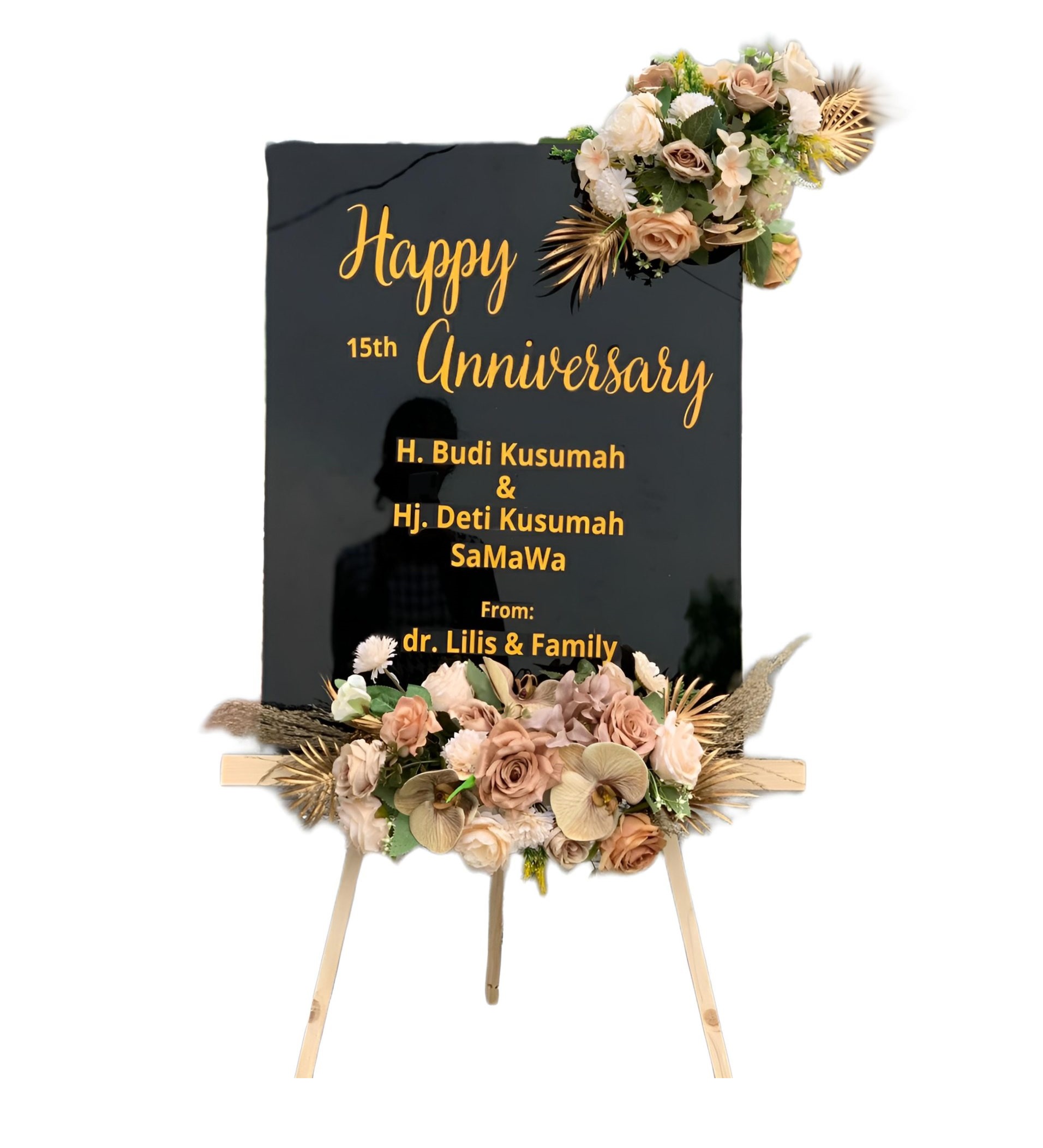 Papan Bunga Akrilik Tayando Tam