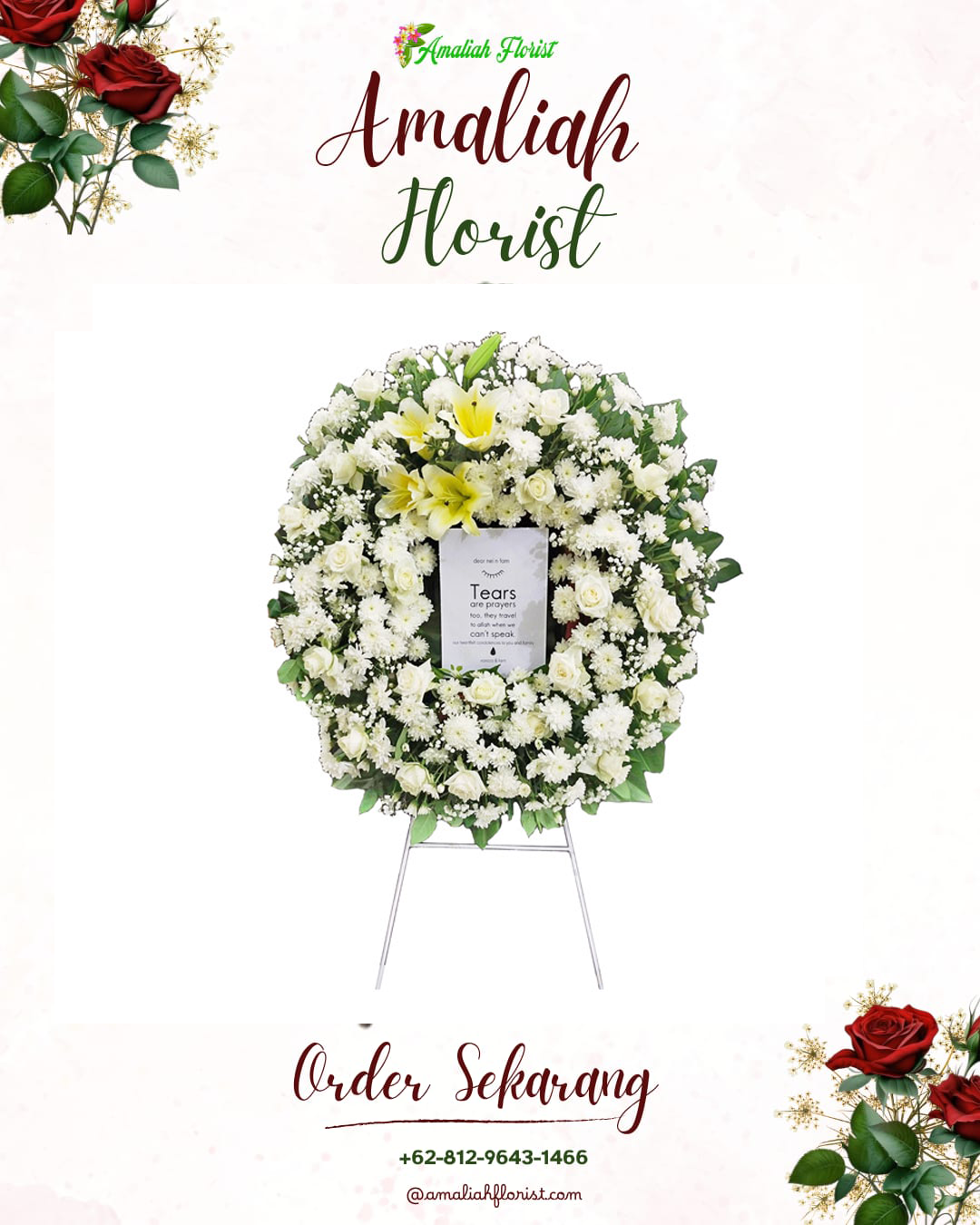 Krans Bunga Duka Tayando Tam